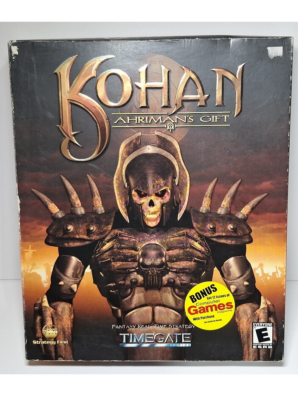 Kohan Ahriman's Gift (2001) PC CD-ROM Big Box